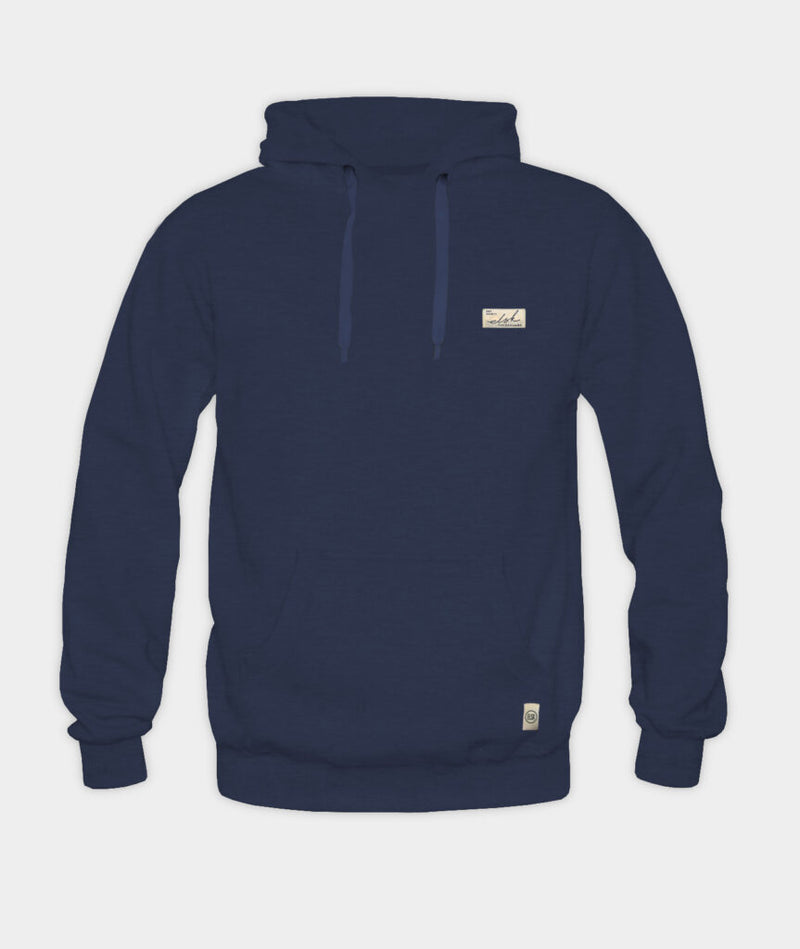 2357 | ELSK® SUNSIGN2 PATCH CROSS MEN'S HOODIE | DARK NAVY