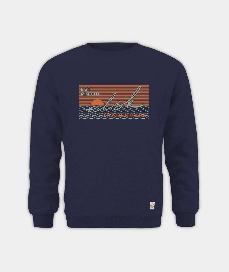 2361 | ELSK® SUNSIGN PCH CROSS MEN'S SWEATSHIRT | DARK NAVY