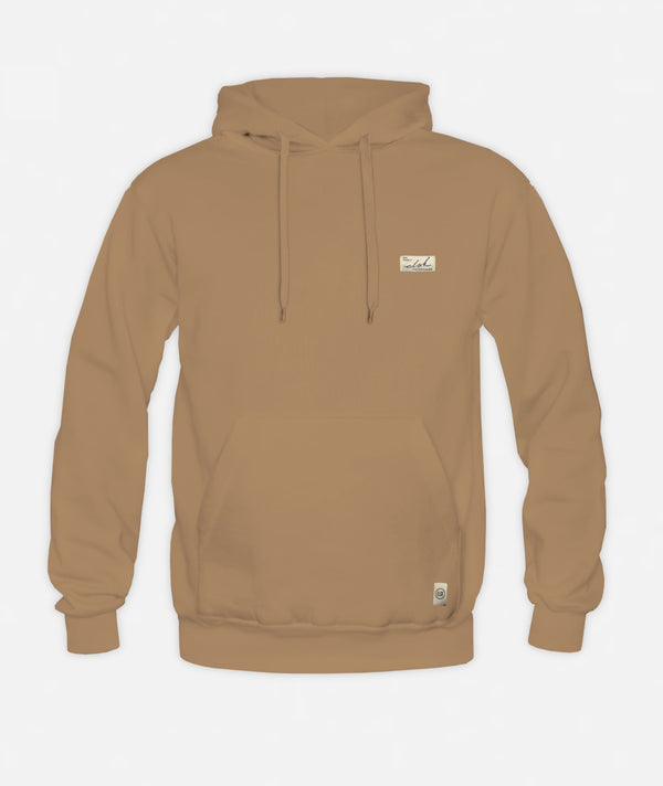 2368 | ELSK® SUNSIGN2 PATCH TVÆRS MEN’S HOODIE | TOBACCO