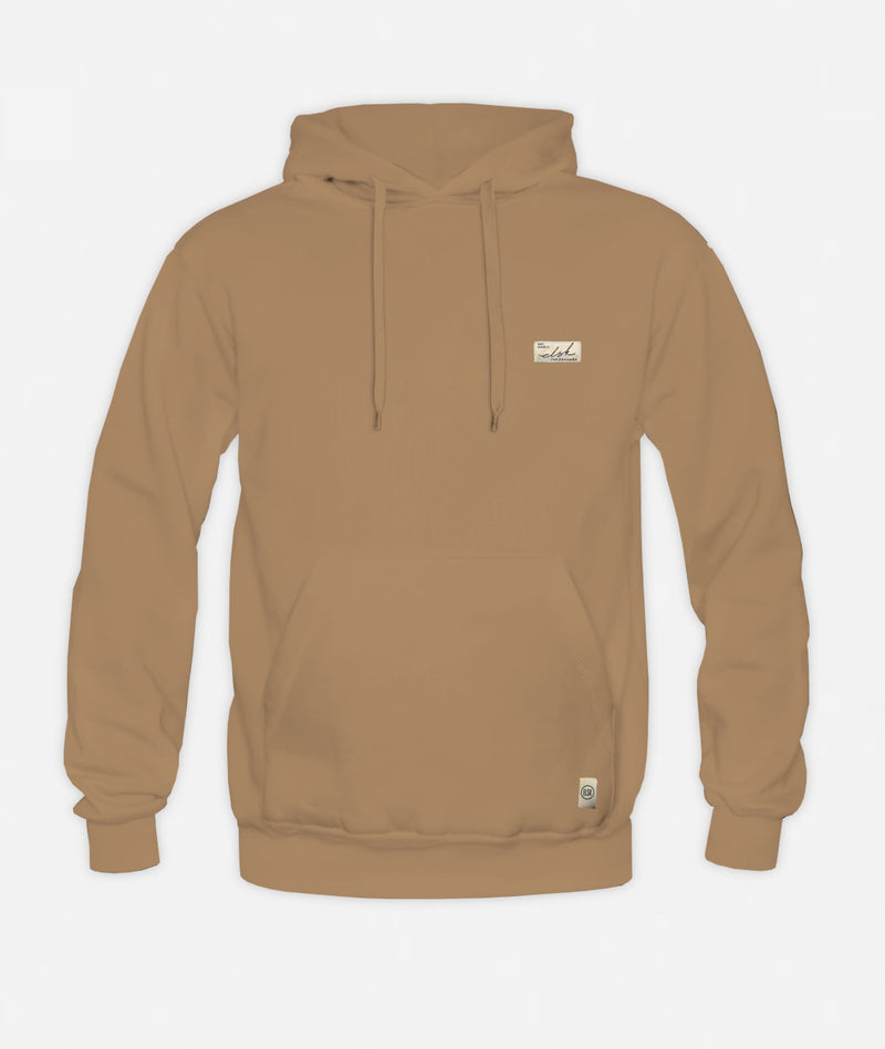 2368 | ELSK® SUNSIGN2 PATCH TVÆRS MEN’S HOODIE | TOBACCO