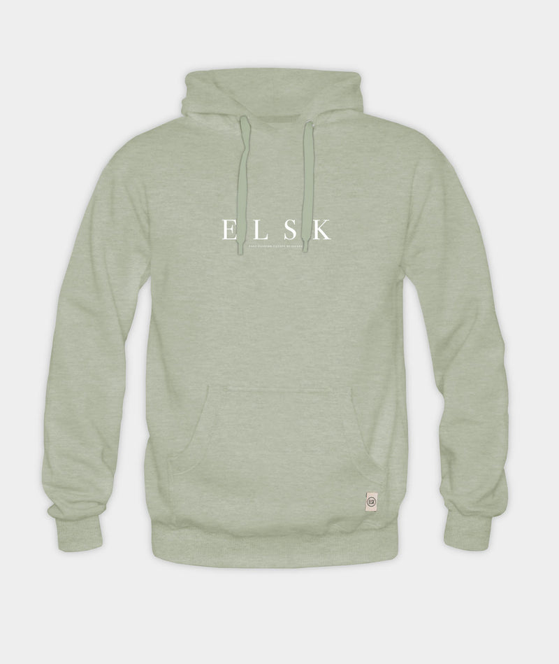 2380 | ELSK® PURE CROSSBODY MEN'S HOODIE | LIGHT GREEN