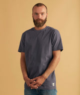 01111 | ELSK ESSENTIAL BRUSHED T-SHIRT | STONE PURPLE