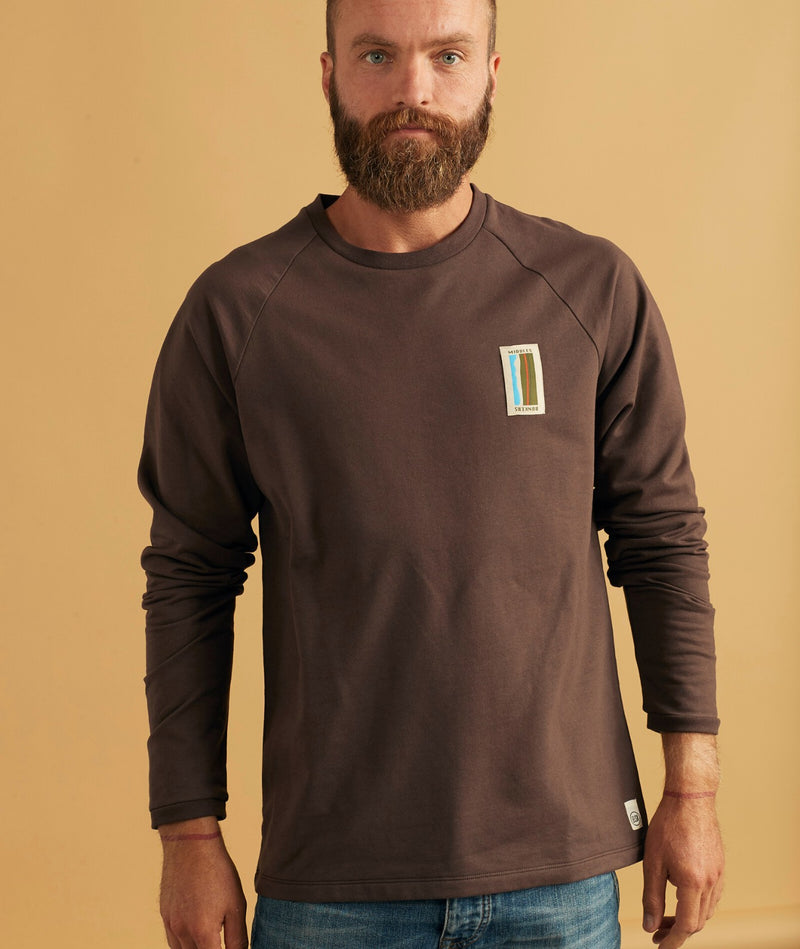 02048 | LOVE BUNKERS PCH MEN'S LIGHTWEIGHT CREWNECK | DARK OAK