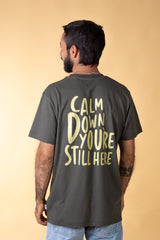 CALM DOWN BP MEN'S BRUSHED T-SHIRT