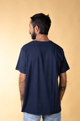 V-NECK MEN'S BRUSHED T-SHIRT