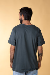 V-NECK MEN'S BRUSHED T-SHIRT