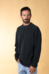ROUNDNECK MEN'S RECYCLED WOOL KNIT