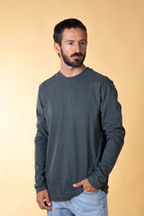 BASIC BRUSHED LS T-SHIRT