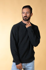 ROUNDNECK MEN'S RECYCLED WOOL KNIT