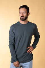 BASIC BRUSHED LS T-SHIRT