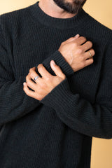 ROUNDNECK MEN'S RECYCLED WOOL KNIT