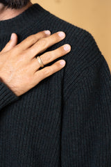 ROUNDNECK MEN'S RECYCLED WOOL KNIT