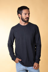 BASIC BRUSHED LS T-SHIRT