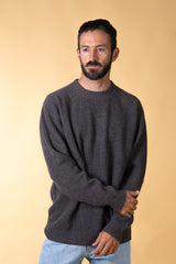 ROUNDNECK MEN'S RECYCLED WOOL KNIT