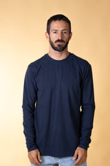 BASIC BRUSHED LS T-SHIRT