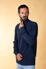 HALFZIP ORGANIC COTTON MEN'S KNIT