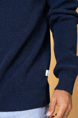 HALFZIP ORGANIC COTTON MEN'S KNIT