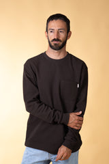 WAFFLE MEN'S POCKET LONGSLEEVE