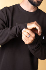 WAFFLE MEN'S POCKET LONGSLEEVE