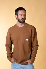 WAFFLE MEN'S POCKET LONGSLEEVE