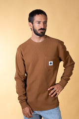 WAFFLE MEN'S POCKET LONGSLEEVE