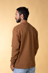 WAFFLE MEN'S POCKET LONGSLEEVE