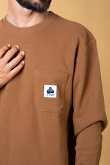 WAFFLE MEN'S POCKET LONGSLEEVE