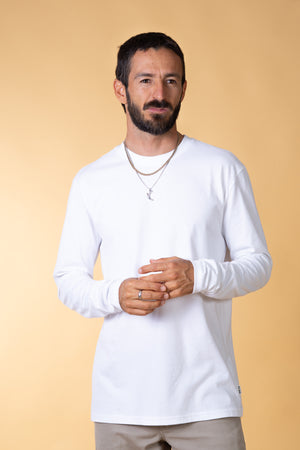 BASIC BRUSHED LS T-SHIRT