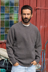 ROUNDNECK MEN'S RECYCLED WOOL KNIT