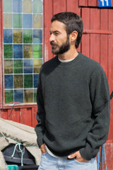 ROUNDNECK MEN'S RECYCLED WOOL KNIT