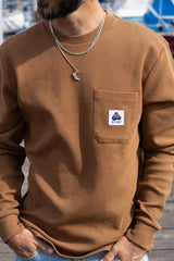 WAFFLE MEN'S POCKET LONGSLEEVE