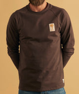 02049 | ELSK CHANTARELLE PCH MEN'S LIGHTWEIGHT CREWNECK | DARK OAK