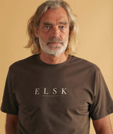 01107 | LOVE PURE BRUSHED T-SHIRT | DARK OAK