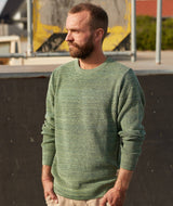 05010 | LOVE AGGER MEN'S KNIT | GREEN MULTI