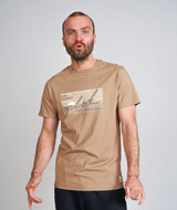 RE.ELSK 01076 | ELSK® SUNSIGN22 ESSENTIAL MEN'S TEE  | TAUPE BROWN