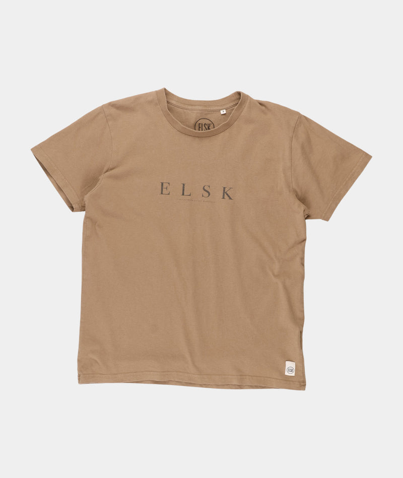 RE.ELSK 01003 | ELSK® PURE EP BRUSHED T-SHIRT | TOBACCO