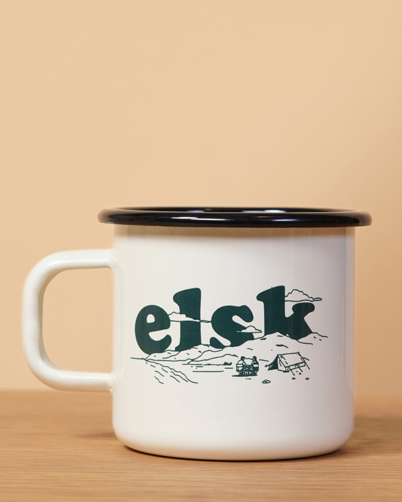 ENAMEL MUG