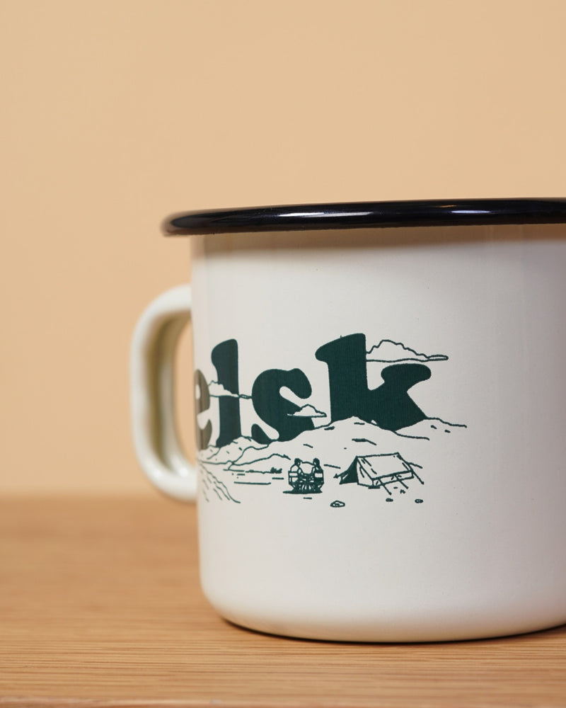 ENAMEL MUG