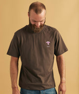 01105 | ELSK LAPISTE NUDA BRUSHED T-SHIRT | DARK OAK