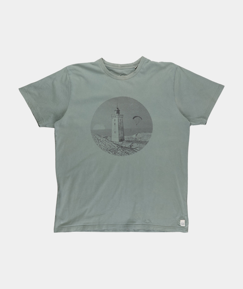 RE.ELSK 2331 | ELSK® ESSENTIAL BRUSHED T-SHIRT | DUSTY GREEN