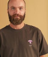 01105 | ELSK LAPISTE NUDA BRUSHED T-SHIRT | DARK OAK