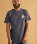 01104 | ELSK CHANTARELLE BRUSHED T-SHIRT | STONE PURPLE