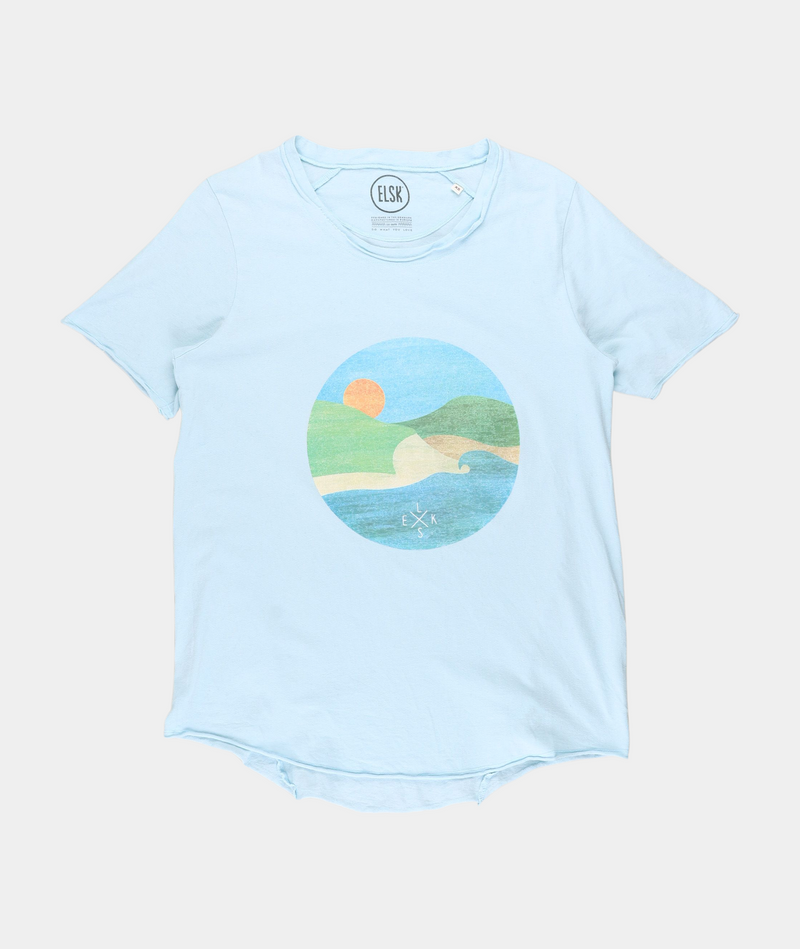 RE.ELSK WOMEN'S T-SHIRT BLUE