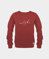 RE.ELSK 4034 | ELSK® SIGNED W. TVÆRS WOMEN’S SWEATSHIRT | SCEPTRE RED