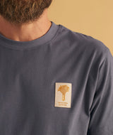 01104 | ELSK CHANTARELLE BRUSHED T-SHIRT | STONE PURPLE