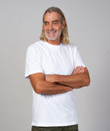 01001 | ELSK® ESSENTIAL BRUSHED T-SHIRT | WHITE