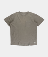 RE.ELSK 01018 | ELSK® ESSENTIAL POCKET BRUSHED T-SHIRT | SMOKEY OLIVE