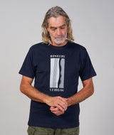 RE.ELSK 01068 | ELSK® BUNKERS BRUSHED MEN'S TEE  | DARK NAVY