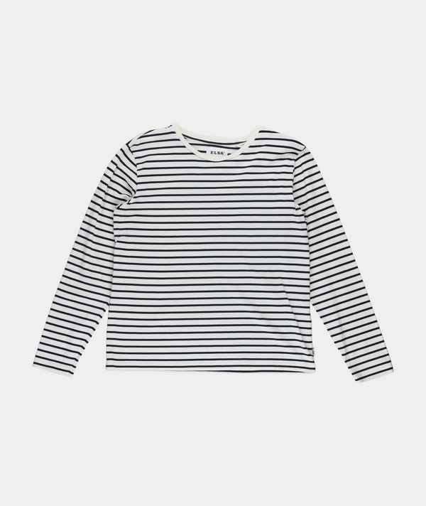 RE.ELSK STRIPED WOMEN'S CASUAL LS T-SHIRT