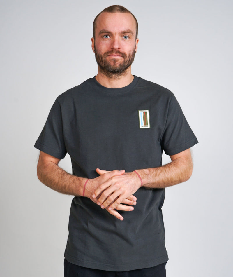 01060 | ELSK® BUNKERS PCH BRUSHED T-SHIRT | PIRATE BLACK